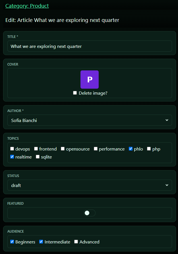 Forms that write themselves from the same schema